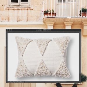 Moroccan wedding style pillow